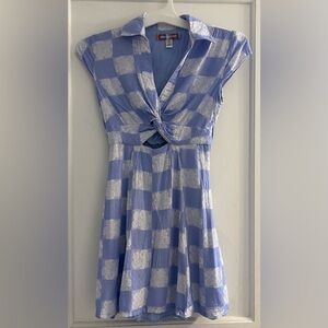 Urban Outfitters Harlow Tie Front Mini Dress